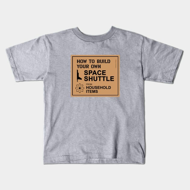 Space Shuttle Kids T-Shirt by Vandalay Industries